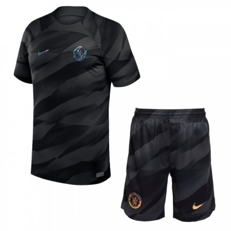 Chelsea Brankářské Domácí 2023-24 - Dětské Fotbalové Dresy (S/S) Chelsea Brankářské Domácí 2023-24 - Dětské Fotbalové Dresy (S/S)